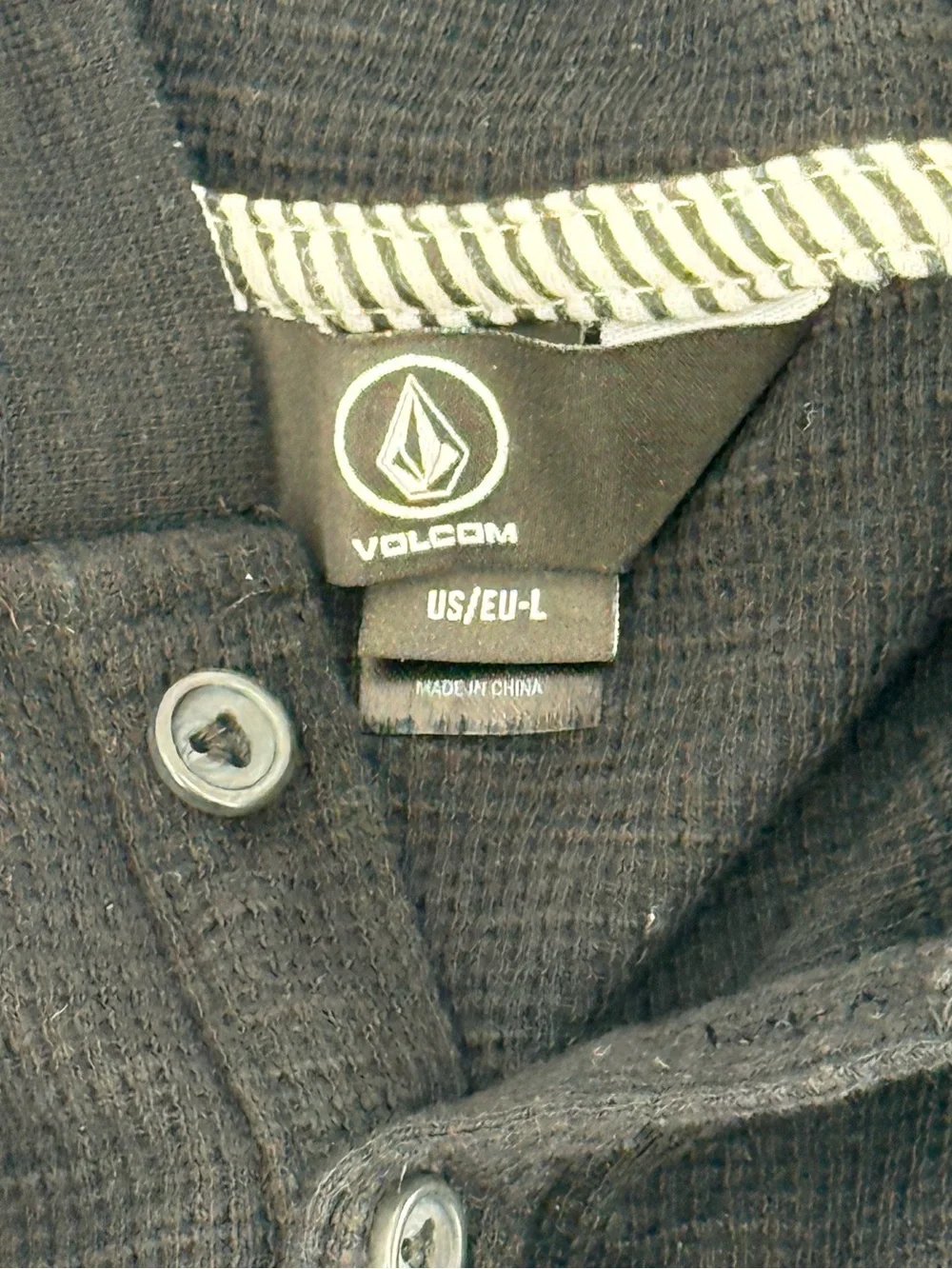Volcom Hooded Henley Men’s L